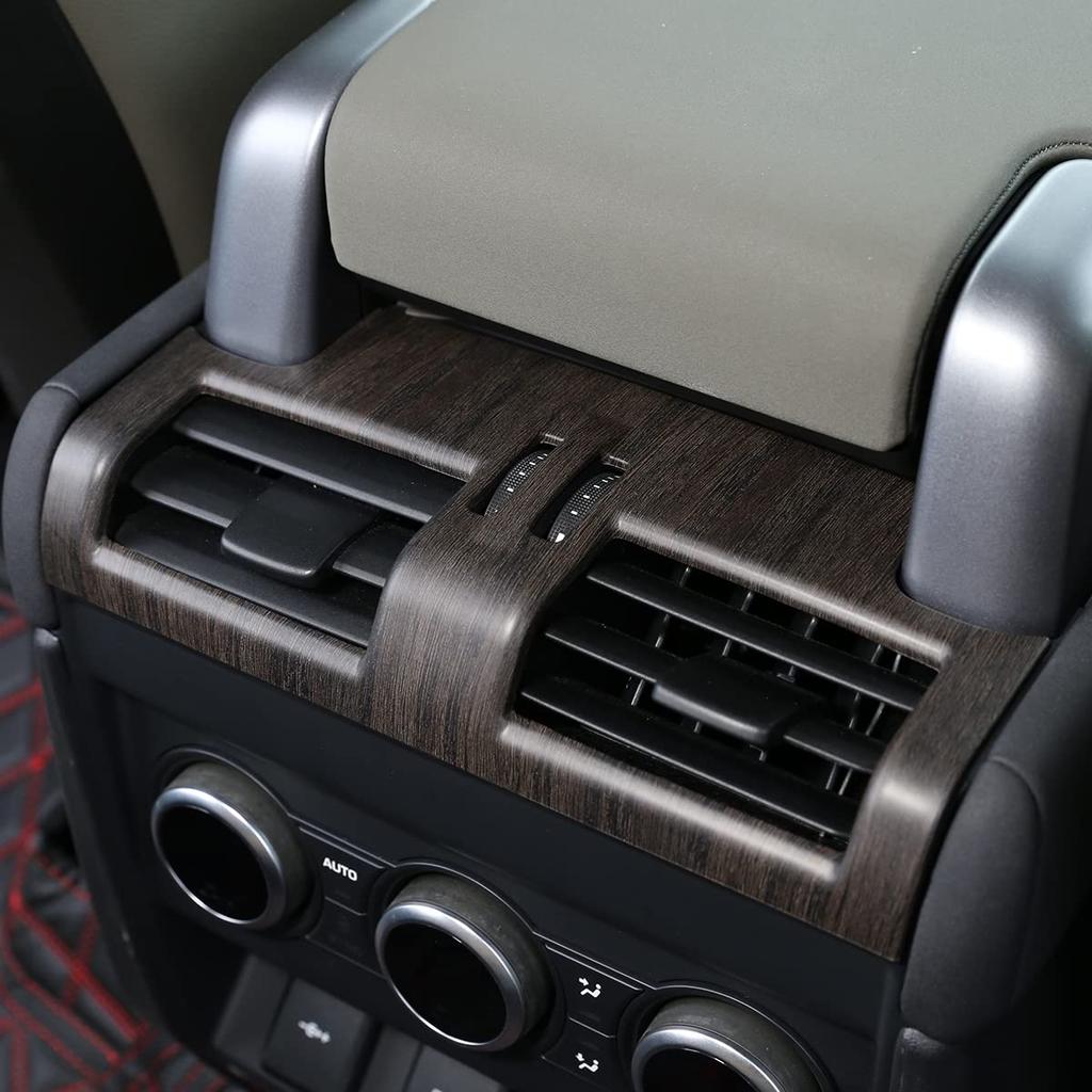 METYOUCAR Rear Air Conditioning Vent Air Conditioning Air Outlet Air Conditioning Vent for Land Rover Defender 90 110 Car Interior Accessories Wood