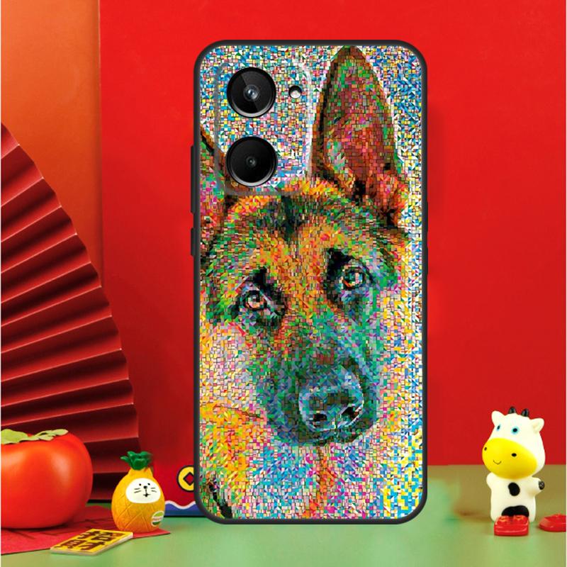 German Shepherd Dog For Realme 15 Pro GT7 GT6 10 11 12 13 14 Pro Plus C65 C67 C63 C61 C55 C51 C53 C35 C75 Case