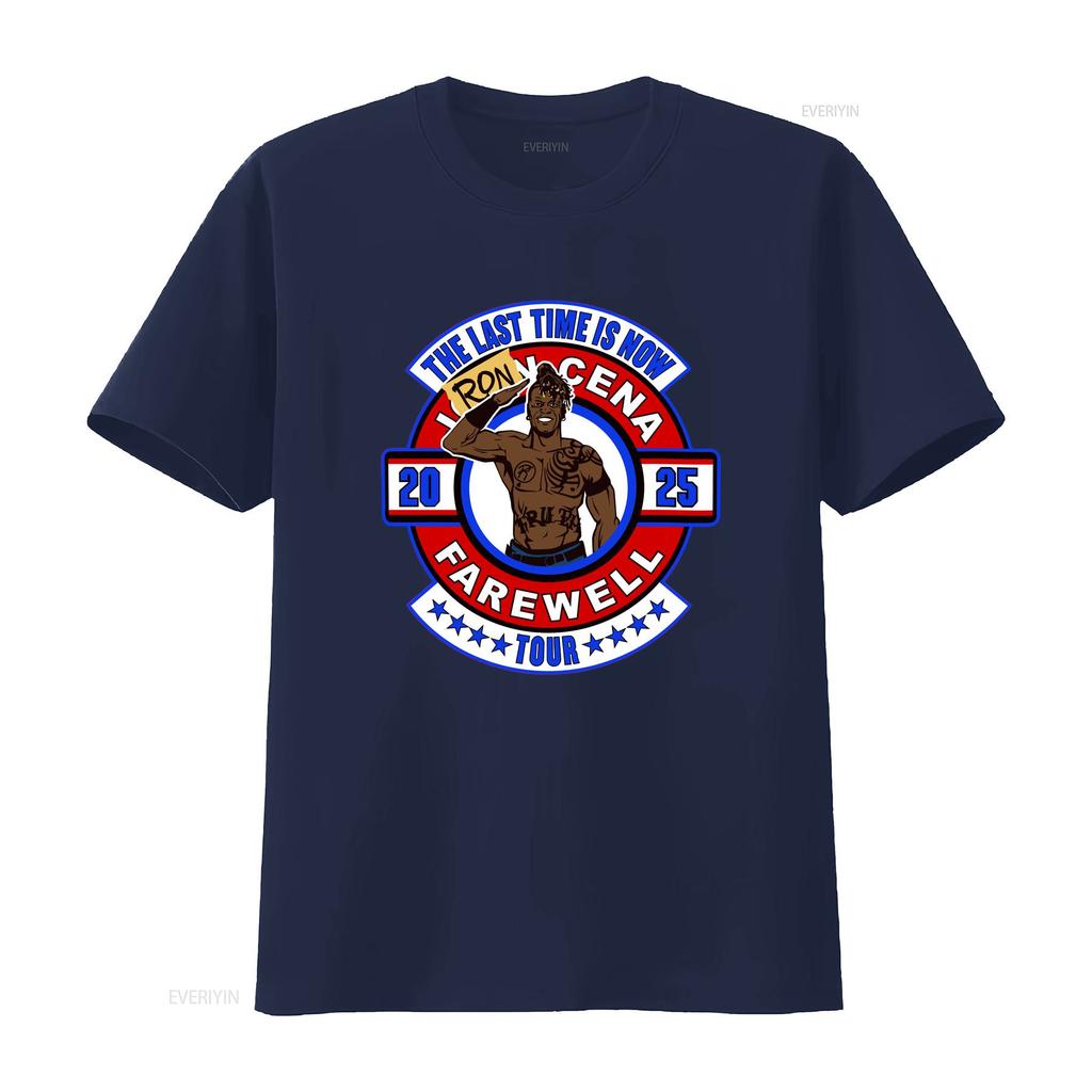 The Last Time Is Now R Truth Ron Cena Farewell Match Tribute T Shirt Vintage Washed Unisex Casual Slightly