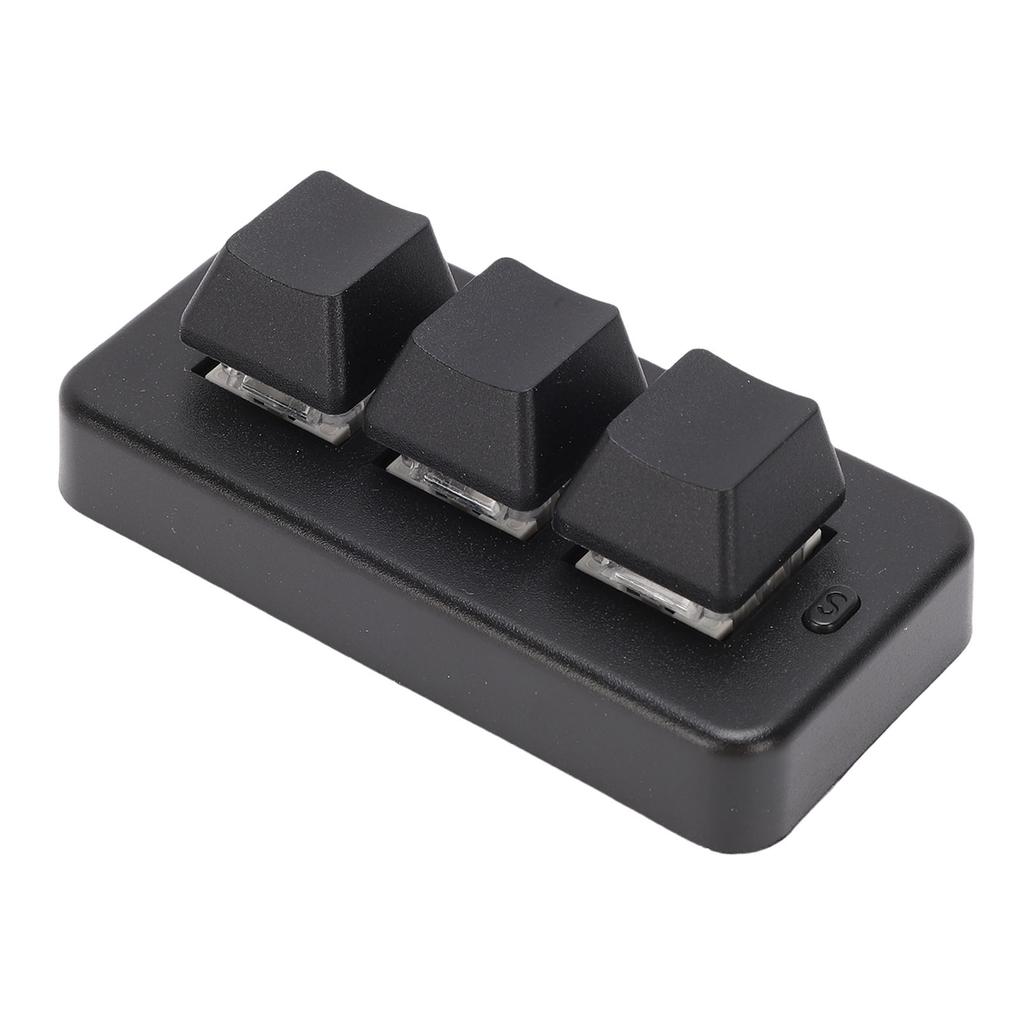 3-Tasten-Tastatur 3 Modi Kabelgebunden 2,4G Anpassbare Mechanische Gaming-Tastatur 230mAh für PC-Computer