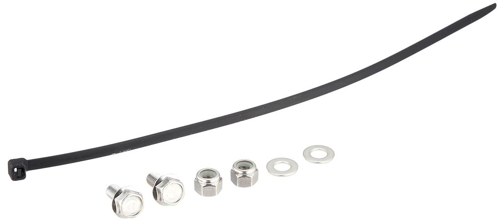 Kijima Motorcycle Parts Emblem Stay, Steel, for Honda Emblems, 12V Dax/Charly (K), Black, 208-3077