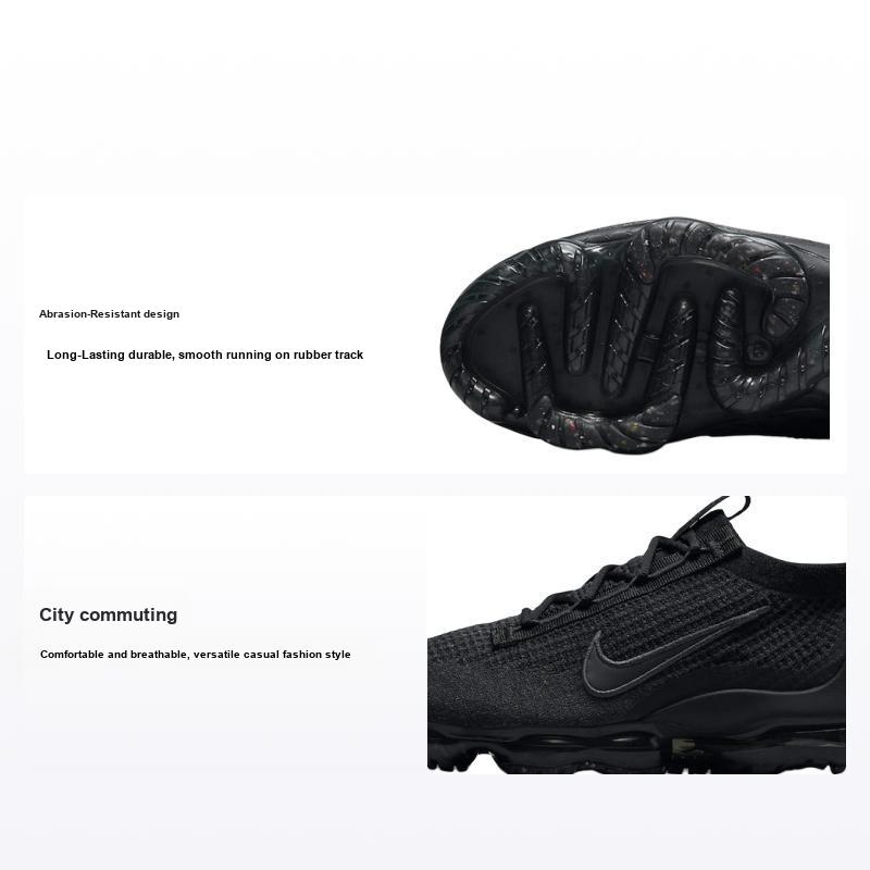 Nike Air VaporMax 2021 Flyknit Triple Black Herren-Sneaker Anthrazit DH4084-001 40.5