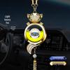 Crystal Rearview Mirror Air Freshener: Long-lasting Fragrance Pendant for Car Interior Decoration
