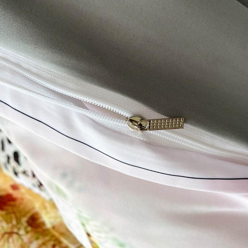 Leka Cotton Four-piece Sheets Were Sleeve Pillowcase Set 1 Light Luxury 1.5 Meters 1.8 Bed Supplies Home Textile