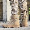 Plus Size Trendy Outdoor Desert Mid-Top Special Tactical Military Boots Field Combat Training Combat Boots Combat Boots
