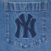 MLB New York Yankees Denim Jacket Unisex Blue 3ADRV0144-50INS