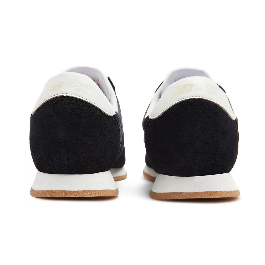New Balance NB Comp 100 Suede Fabric Synthetic Leather Low-Top Marathon Running Shoes Unisex Sneaker Black MLC100YG