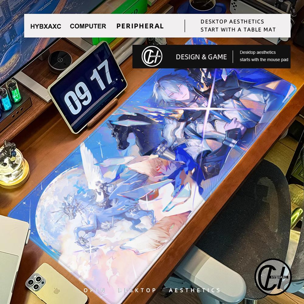 Honkai Star Rail Phainon Anime Mouse Pad Pc Cabinet Carpet HD Printing Laptop Keyboard Pad Office Accessories Desk Mat