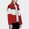 Fila Fusion Color Block Logo Embroidered Zip-Up Hooded Jacket Women Jackets T11W313904F-RD