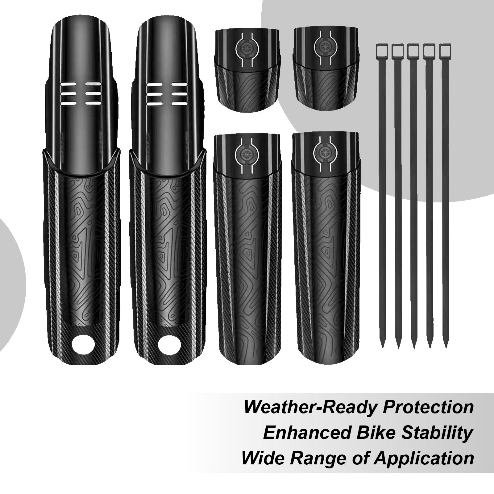 

Cycling Mud Guard Adjustable Tire Full Cover Bike Mud Guard Set For Forks Grime Mountain Road Bikes All Wheels Men Women China Mainland