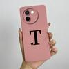For Vivo V30e Case Vivo V30E 5G V2340 V2339 Phone Case Cute Initial Letters ShockProof Matte Silicone Soft Protective Back Cover