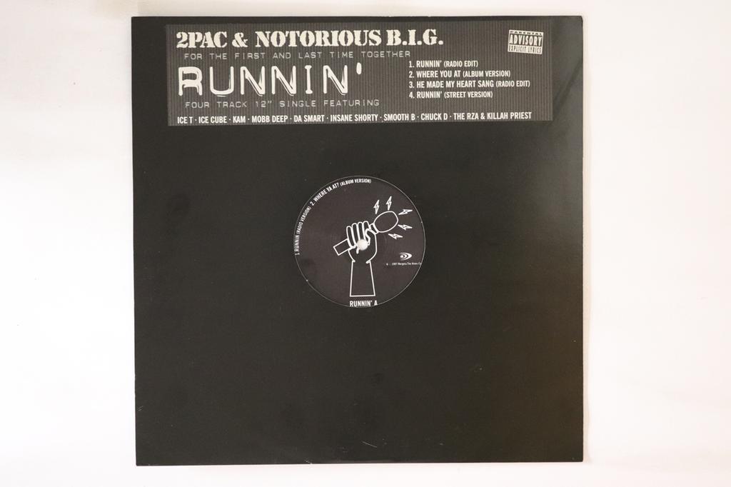 12inch Record 2PAC, NOTORIOUS B.I.G. - Runnin' ML10500 MERGELA 1997 Australia Rap & Hip-Hop/R&B Used