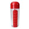 2-in-1 Bottle and 7 Compartment, Portable Outdoor Plastic Cup 600ml