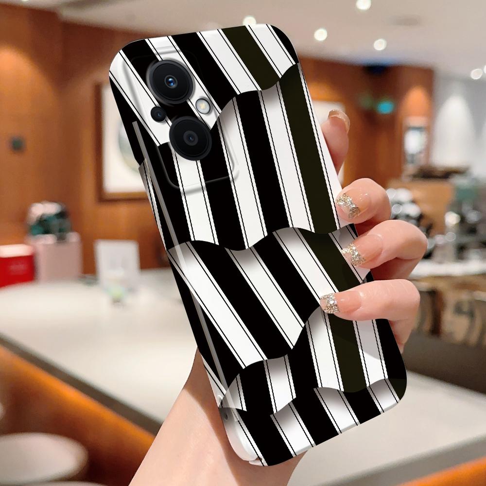 All-inclusive Film Handyhülle Cartoon Mode Design Hartschale Vollabdeckung Kameraschutzhülle für OPPO A60 A96 Reno12 Realme C53 C75