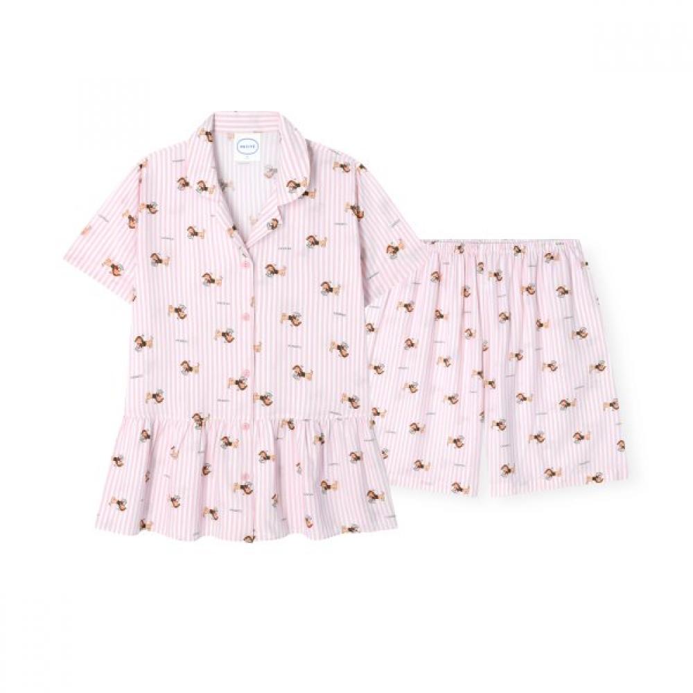 Orcite Women S Short Sleeve Pajama Set H118 M