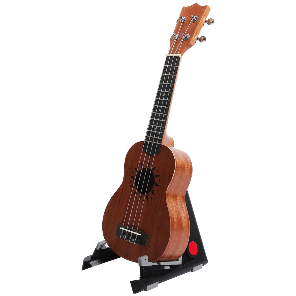 21in Ukulele 4‑String with Portable Foldable Stand Musical Instruments for Beginners Kid Adult