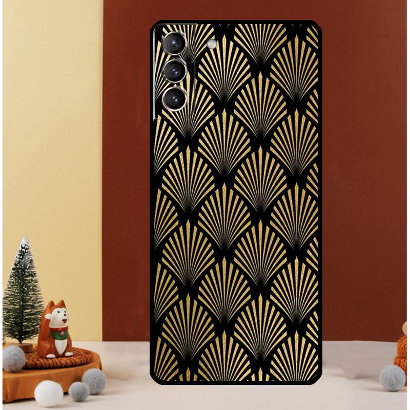 

Luxury Gold Foil Art Case For Samsung Galaxy S26 S25 Ultra S23 S20 FE S21 S22 S24 Plus S10 S25 FE Cover Funda Galaxy S23 Plus