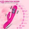 Rabbit Dildo Vibrator G Spot Κόλπος μασάζ Θηλυκός Αυνανιστής Κλειτορίς Δονητής Δονητής Αντήχησης Ζευγαριού Σεξ Παιχνίδι για γυναίκες