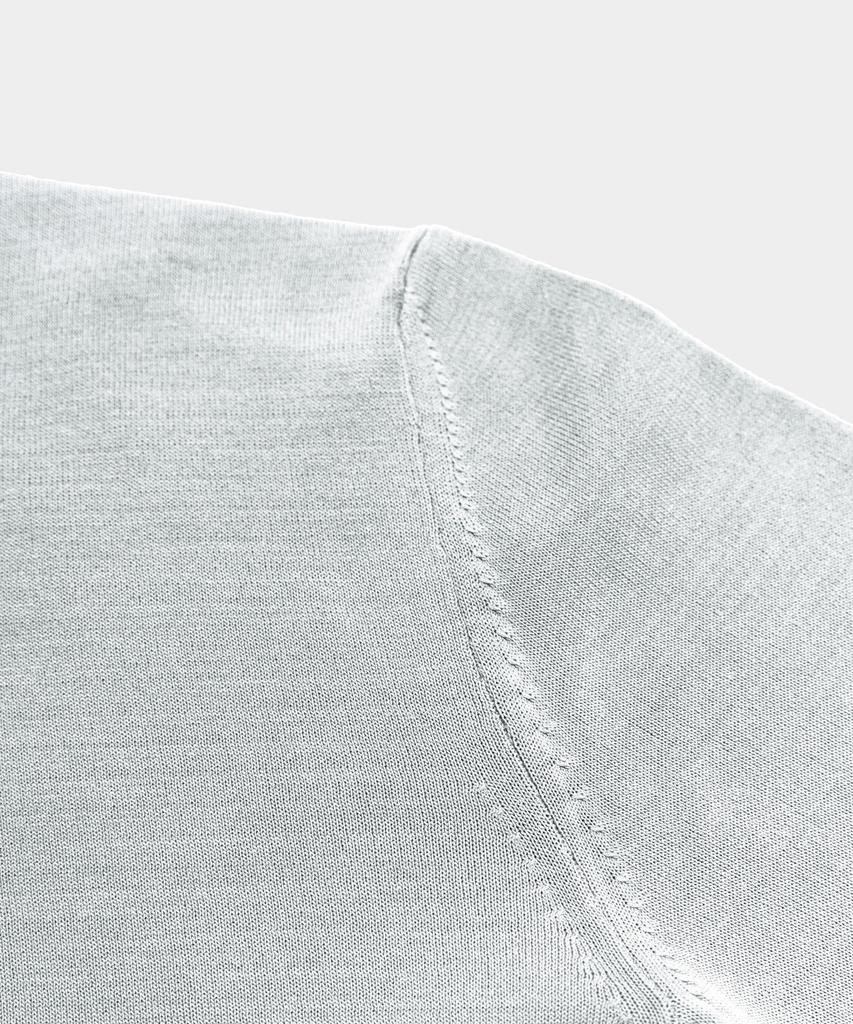 BIRBANTE Cool Mellow Crewneck Knit - Light Gray