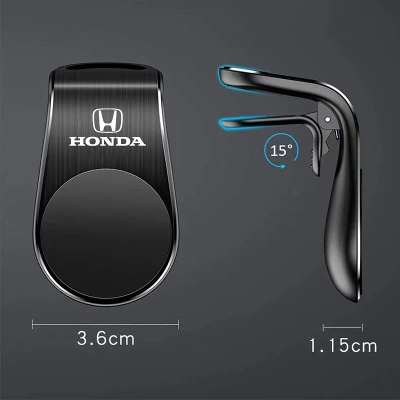 Car Mobile Metal Magnetic Car Phone Holder Accessories For Honda CRV CRZ Accord Civic FIT Insight Jazz HRV Vezel 5th CRX Stepwgn SM1
