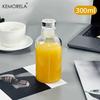 1PCS Clear Water Bottle 300/500/750ml Glass Sports Water Bottle Large Capacity with Leak-Resistant Features For Coffee Juice Tea