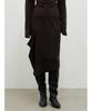 Anggae Brown Chouchou Cutout Skirt Brown
