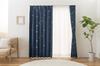 Univer Curtain Set 100cm Wide X 178cm Set of Grade 1 Light Over UV Energy Hard To See In the Set Ready-to-Use (with Lace), Long, 4, Blocking, 70%