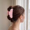 Fashion Hair Barrettes for Girls Colorful Polka Dot Claw Clip Women, Sweet Macaron Style Non-slip Shark Half Up Bun Clips Gripper Thick Hair,