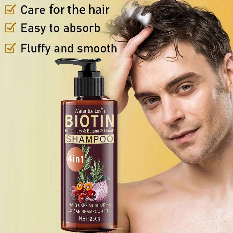 Onion Biotin and Rosemary Shampoo for Hair Growth, Onion Shampoo Moisturizing Hair Care with Onion Extract and Biotin Increase Hydration and Shine