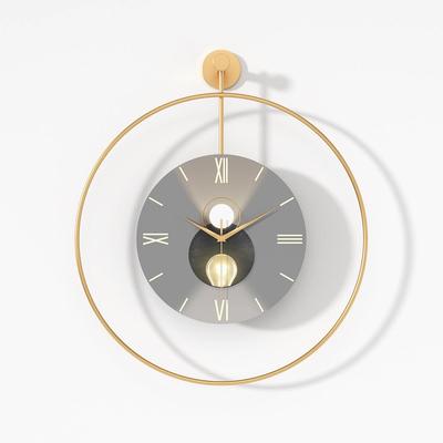 Decorative Wall Clock 50 Centimeters, Modern Home Sitting Room Adornment Style, Creative Metal Clock