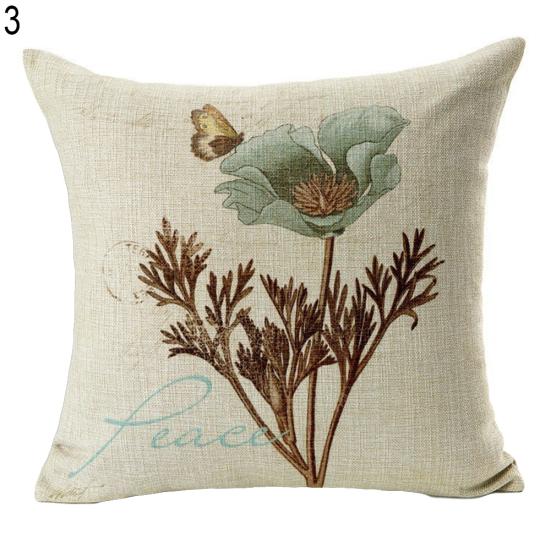 

Винтажная наволочка в цветочном стиле, кровать, диван, квадратная подушка, домашний декор 3#