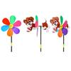 3D Animal Windmill for Kid Yard Lawn Decorations Garden Pinwheels Wind Spinners