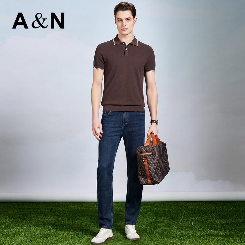 Men's Silk Blend Cooling Polo T-shirt