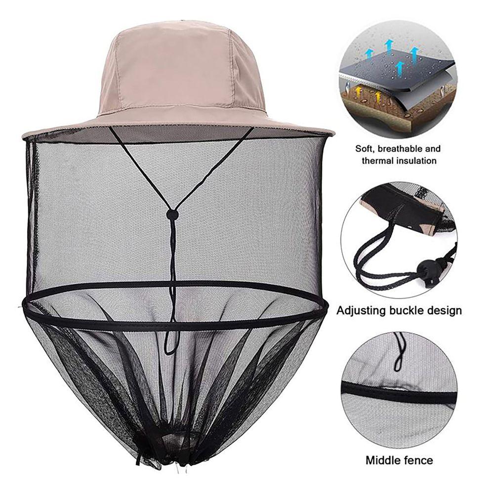 Ultraviolet-proof Sun Hats Anti-mosquito Mosquito Hat Net Mesh Hats Beekeeping Caps Fishing Caps