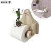 Auto Creatieve Kikker Fietsend Toiletpapierhouder Houten Tissue Rol Hanger Toiletrol Papier Rek Huisdecoratie Accessoire