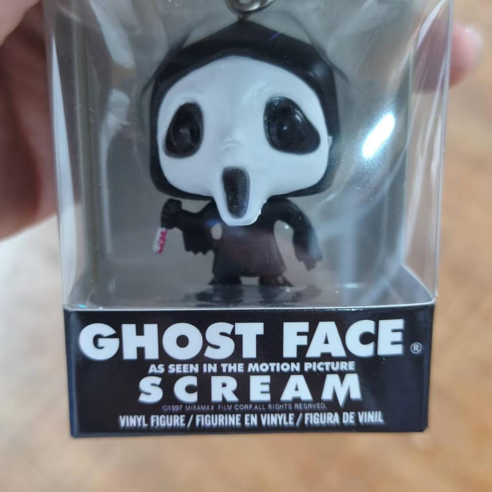 

Pocket Keychain Chucky Figure Model Keychain Toy Korea Idol Jimin Jin V Rm JK Suga J-Hope Figure Model Keychain Toy GHOST FACE 4cm