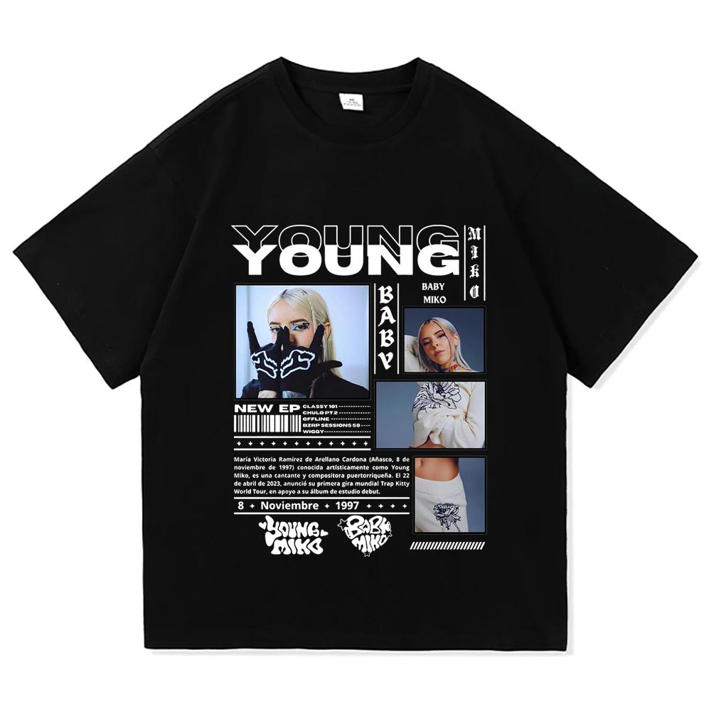 Young Miko Baby Miko 2025 T Shirt Funny Fashion Men/women Clothing Harajuku Summer Tops Vintage Unisex Cotton Graphic T Shirts
