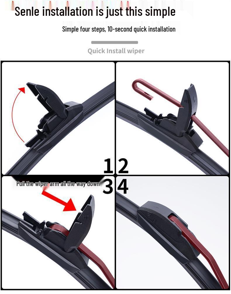 Frameless Multifunctional 6-Layer Wiper Blade for Toyota RAV4