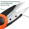 Lure Fishing Scissors, Fishing Accessories, Angled Folding Scissors, Shrimp-Shaped Design, Portable And Compact.