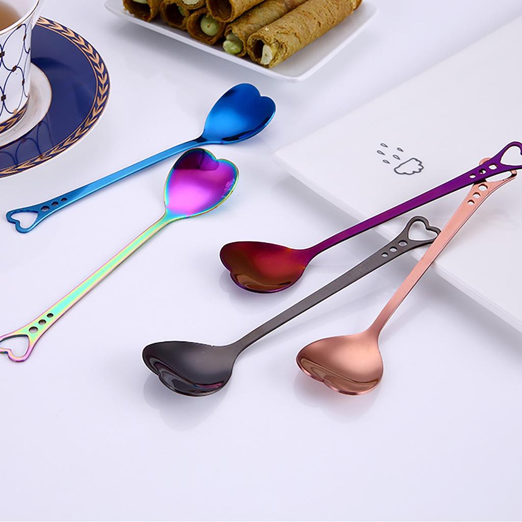 304 Stainless Steel Love Coffee Spoon Cake Spoon Stirring Spoon