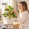 Artificial Botanical Decor for Living Space Banyan Tree Branch, Realistic Green Ivy Plant Home Office Decor, Decorative Plants Bedroom Nightstand