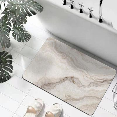 Premium Diatomeenerde Badematte: Schnelltrocknend, Rutschfest, Weich & Wasserabsorbierend für Badezimmerböden