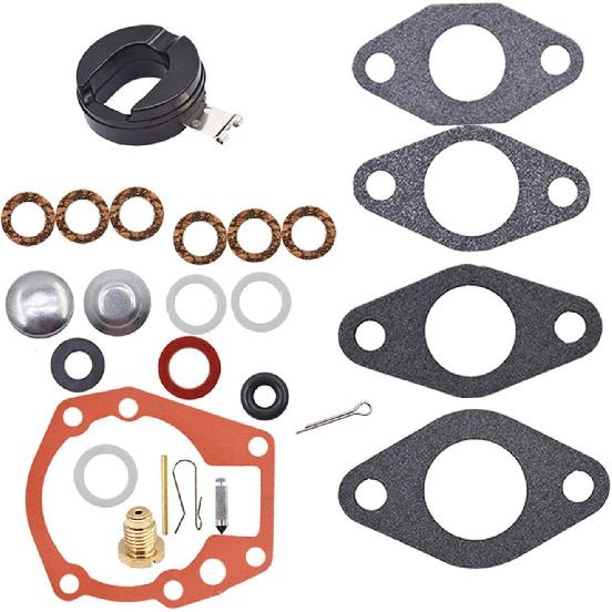 

Autoparts Carburetor Repair Kit with Float Replacement for Johnson Evinrude 439071 18-7043 1.5 2 3 4 5 5.5 6 HP Outboard Motors