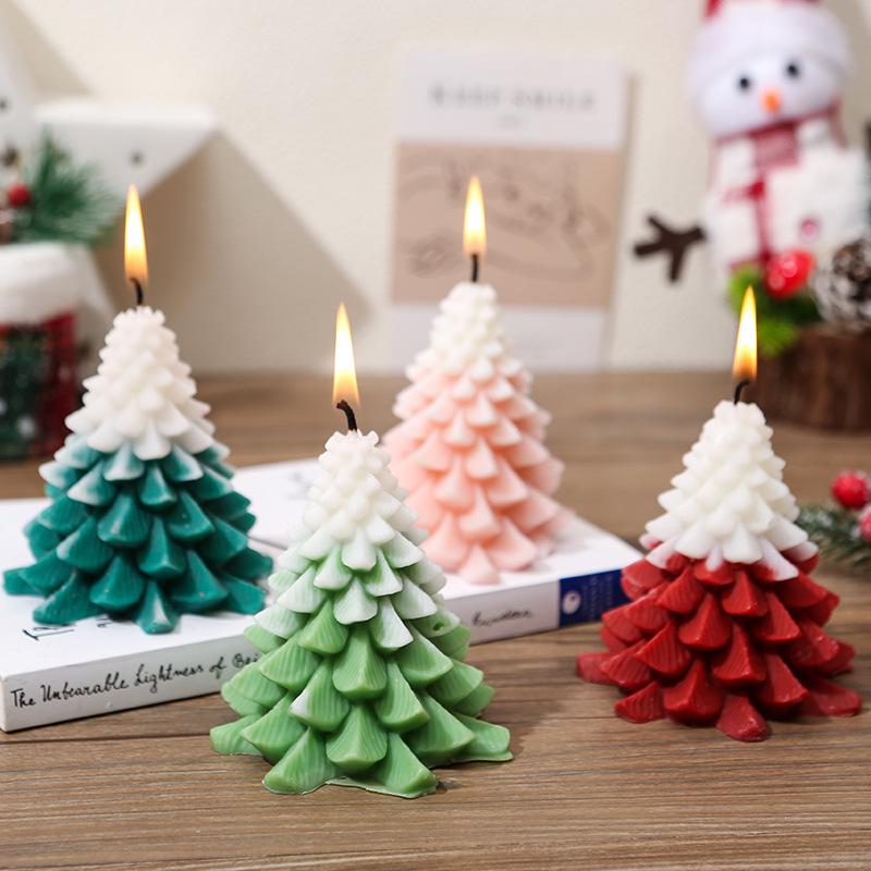 Cross-Border Christmas Tree Scented Candle Ornament - Creative Holiday Souvenir & Birthday Gift