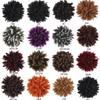 African Curly Hair Bun Donut Chignon Scrunchie Wrap Afro Puff Black Synthetic Hairpiece for Women Daily Use
