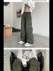 Men's American-Style Multi-Pocket Retro Hip-Hop Loose Straight Workwear Pants