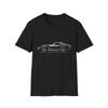 1969 Vette T-Shirt – Classic C3 Stingray with Red Wheels Graphic Tee