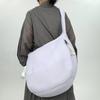 Women'S Mesh Seam Casual Messenger Bag Large Capacity Simple Versatile Shoulder Bag