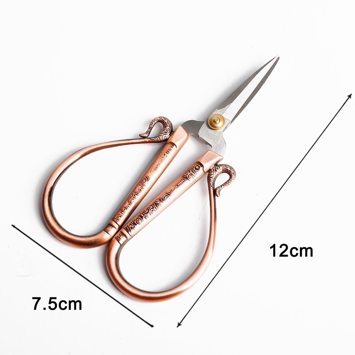 

1 шт. антикварные ножницы из нержавеющей стали, бытовые портновские ножницы для рукоделия, резки ткани