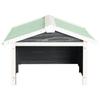 Vidaxl Garage for Robotic Lawnmower, 72X87X50, Grey-White, Fir